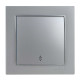 Выключатель Nilson Thor серебро 1кл проходной ( 27131007 )