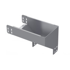 Угол вертикальный наружный переходник левый 150х80, цинкование, метод Сендимира 1мм UEA