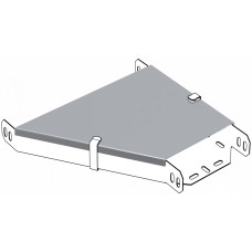 Кришка на перехідник лівобічний 300/150 мм, цинкування, метод Сендзіміра, товщ. 1мм UEA