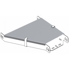 Кришка на перехідник лівобічний 600/300 мм, цинкування, метод Сендзіміра, товщ. 1,2мм UEA