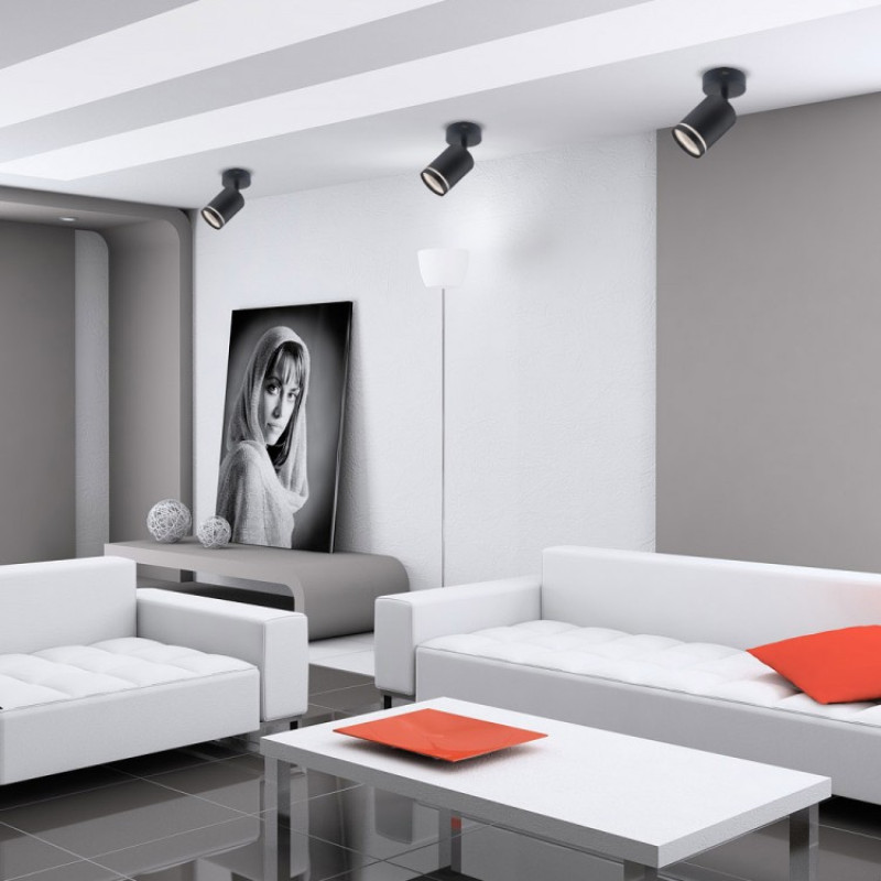 Накладной светильник FERON ML318 MR16/GU10 черный 40151