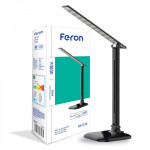 Настільний LED світильник FERON DE1725 9W 30LED чорний 29860