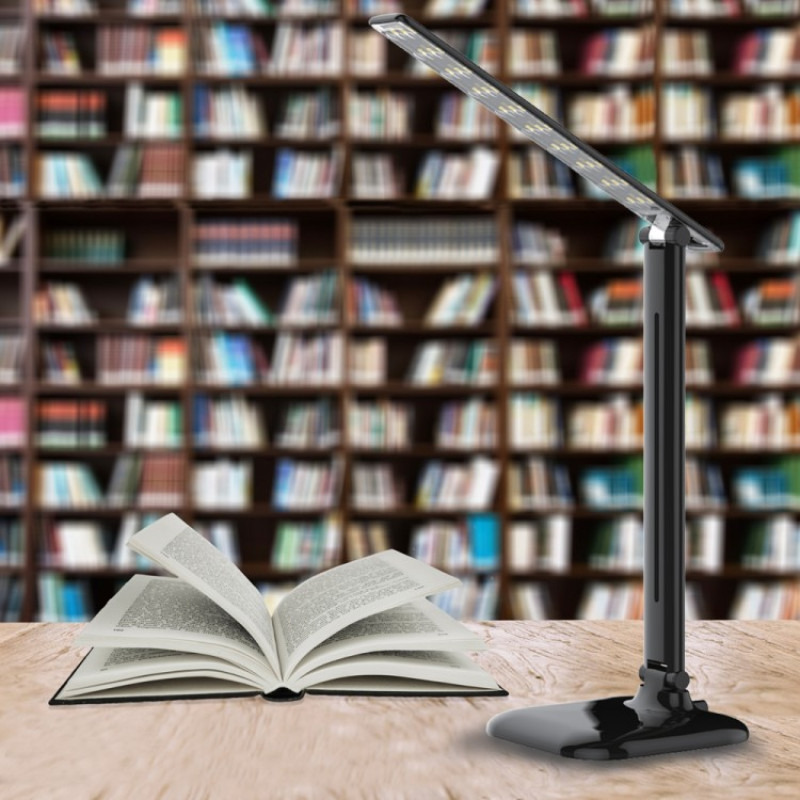 Настільний LED світильник FERON DE1725 9W 30LED чорний 29860