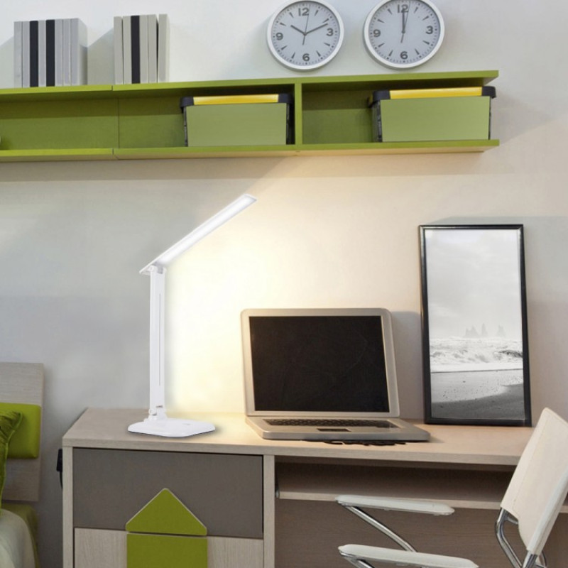 Настольный LED светильник FERON DE1725 9W 30LED голубой 5795