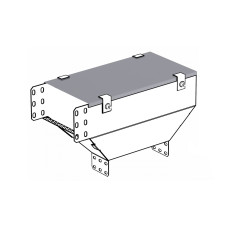 Кришка на кут вертикальний зовнішній перехідник правобічний/лівобічний, осн 200, цинкування UEA