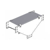 Крышка на ответвитель Т-образный вертикальный, осн 100, цинкование, метод Сендимира 0,8мм UEA