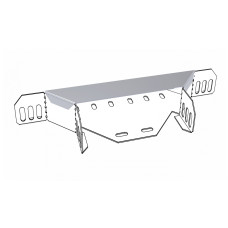 Кришка на відгалужувач горизонтальний, основа 50, цинкування, метод Сендзіміра, товщ. 1мм UEA