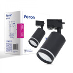 Трековый светодиодный светильник FERON ML338 MR16 GU10 черный 40114