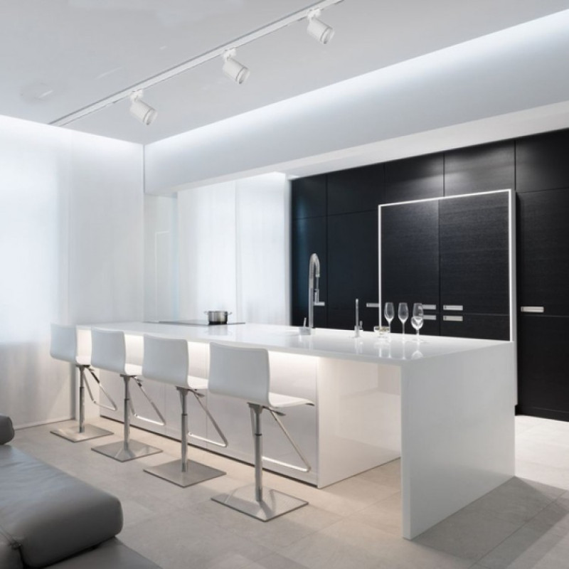 Трековый светодиодный светильник FERON ML338 MR16 GU10 черный 40114