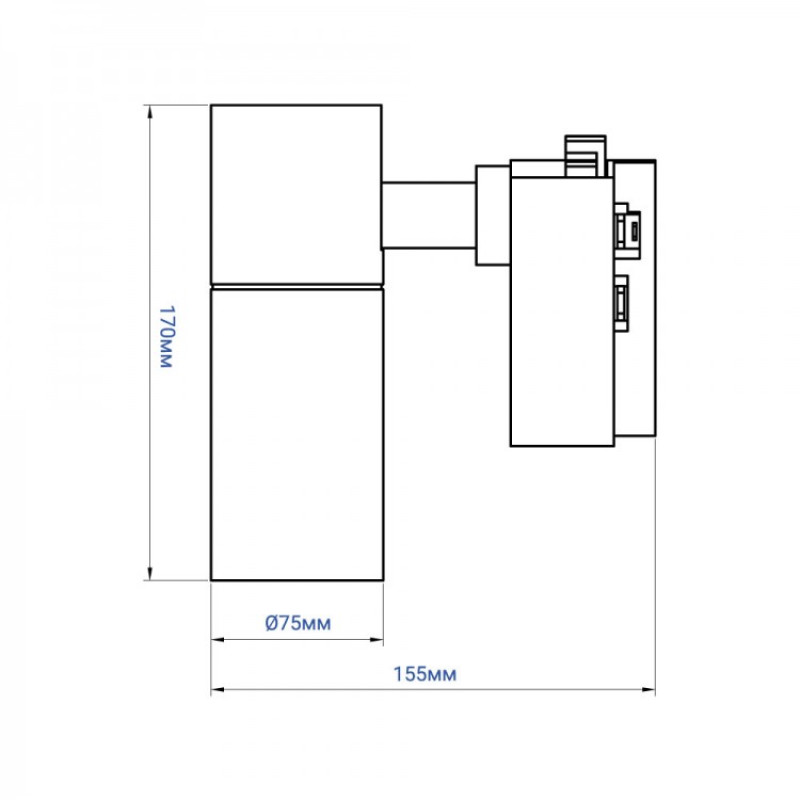 Трековый светильник Feron AL157 черный 41054