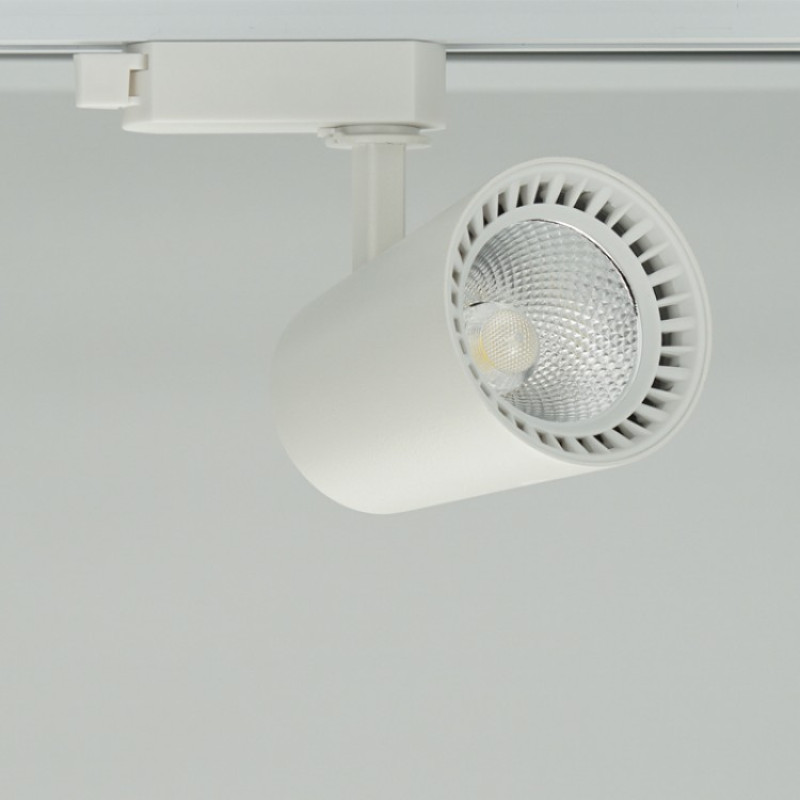 Трековый светодиодный светильник FERON AL100 COB 12W 960LM 4000K IP40 белый 29509