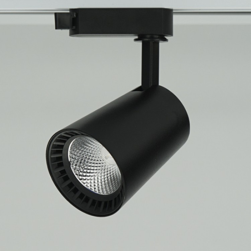 Трековый светодиодный светильник FERON AL100 COB 12W 960LM 4000K IP40 черный 29615