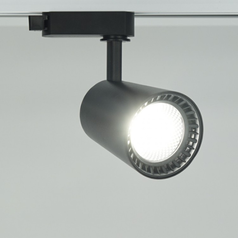 Трековый светодиодный светильник FERON AL100 COB 12W 960LM 4000K IP40 черный 29615