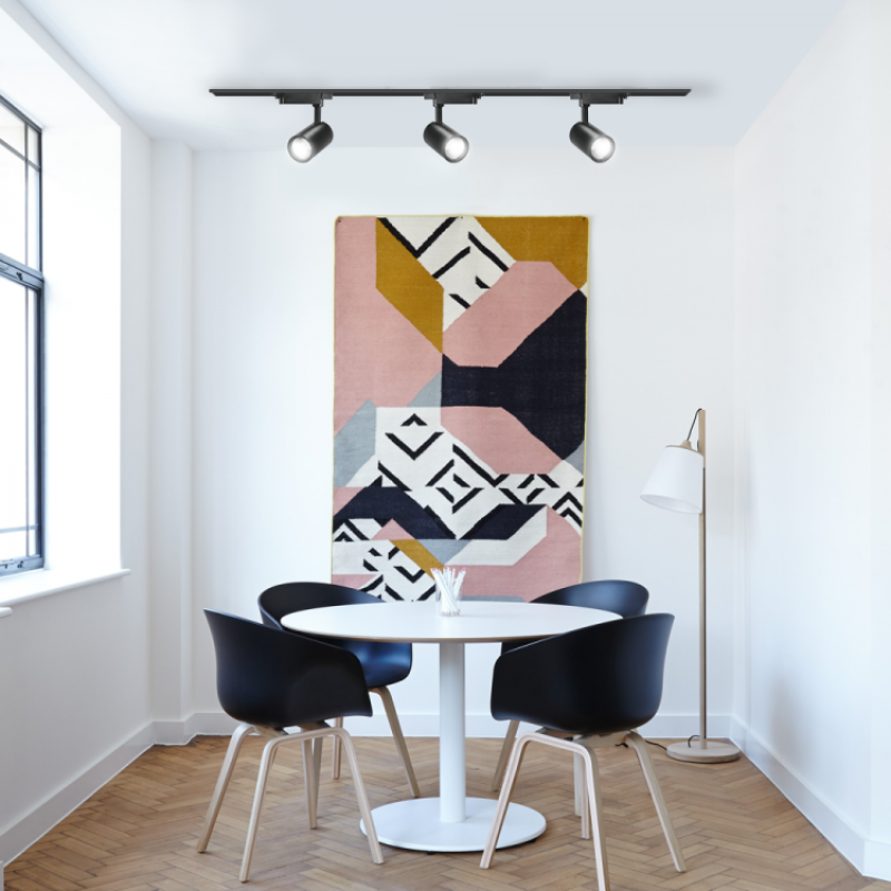 Трековый светодиодный светильник FERON AL102 COB 12W 960LM 2700K IP40 белый 01704