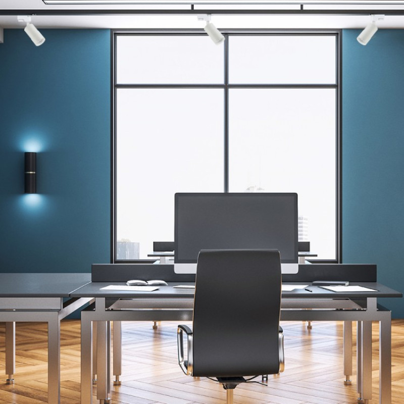 Трековый светодиодный светильник FERON ML335 MR16 GU10 белый 40227