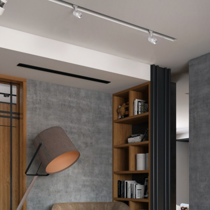 Трековый светодиодный светильник FERON AL103 COB 30W 2700LM 4000K IP40 черный угол рассеяния 60 32522