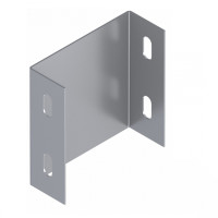 Заглушка лотка 500х100 мм, цинкування, метод Сендзіміра, товщ. 1,2мм UEA