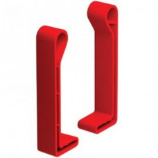 Заглушка торцева для профілю 30х50, ПВХ червоного кольору UEA