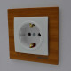 Розетка Nilson Touran белая 1-ная с/с без рамки 24110417