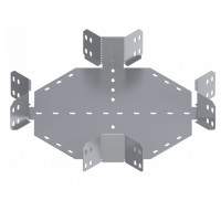 Ответвитель крестообразный, 300х100, цинкование, метод Сендимира, толщ. 1мм UEA