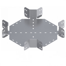 Ответвитель крестообразный, 400х80, цинкование, метод Сендимира, толщ. 1мм UEA