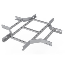 Відгалужувач хрестоподібний горизонтальний кабельроста 400х50, цинкування метод Сендзіміра UEA 1,2мм