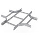 Відгалужувач хрестоподібний горизонтальний кабельроста 600х50, цинкування метод Сендзіміра UEA 1,2м 