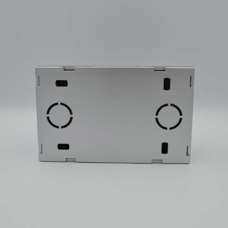 Розетка Nilson Themis серебро 2-я с заземлением (26131025)