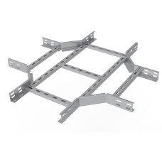 Відгалужувач хрестоподібний горизонтальний кабельроста 100х80, цинкування метод Сендзіміра UEA 1,2м