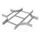 Відгалужувач хрестоподібний горизонтальний кабельроста 200х80, цинкування метод Сендзіміра UEA 1,2мм