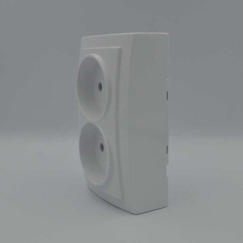 Розетка Nilson Themis біла 2-на без заземлення ( 26111024 )