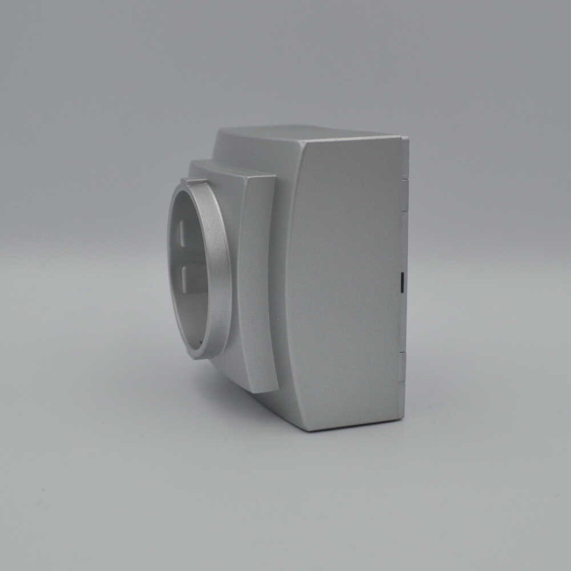 Розетка Nilson Themis срібло 1-на з заземленням ( 26131017 )