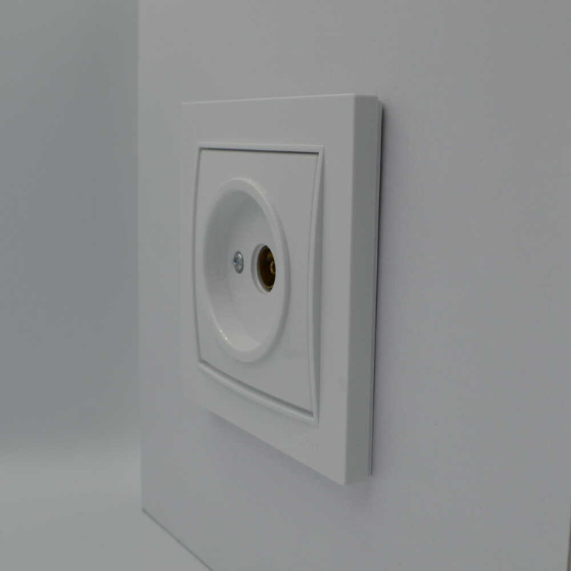 Розетка Nilson Thor белая TV проходная ( 27111028 )