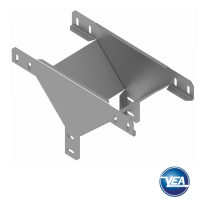 Ответвитель Т-образный вертикальный, 100х50, цинкование, метод Сендимира, толщ. 1мм UEA