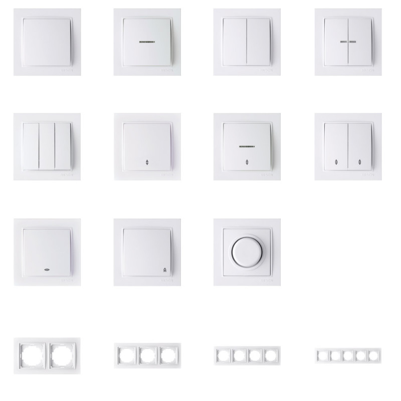 Светорегулятор NILSON Thor 1000В с подсеткой белый 27111053