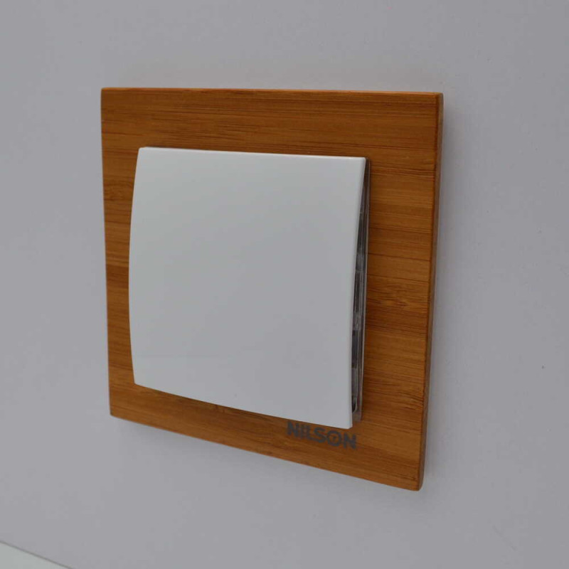 Вимикач одноклавішний NILSON Touran білий 24111001