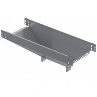 Ответвитель Т-образный вертикальный с переходом, 300х80, цинкование, метод Сендимира 1мм UEA