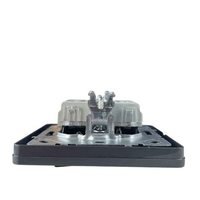 Вимикач Nilson Selene антрацит 1кл ( 23362501 )