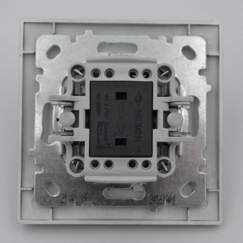 Вимикач Nilson Thor антрацит 3кл ( 27161066 )