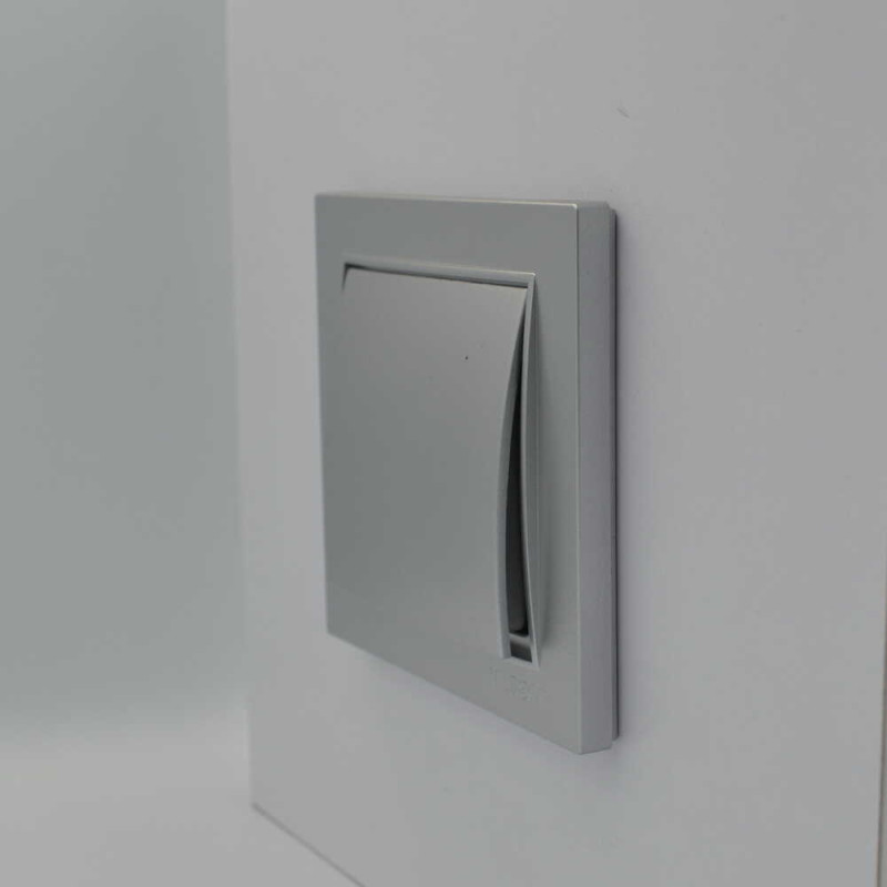 Выключатель Nilson Thor серебро 1кл (27131001)