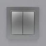 Выключатель Nilson Thor серебро 2кл (27131003)