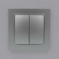 Выключатель Nilson Thor серебро 2кл (27131003)