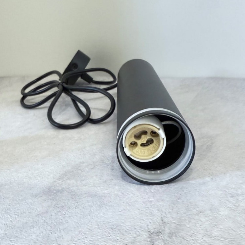 Накладний світильник Ledcoin ML326 під лампу на підвісі чорний 81028