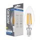 Світлодіодна лампа LED Ardero LB-201 7,6Вт E14 4000K Filament матована 81009