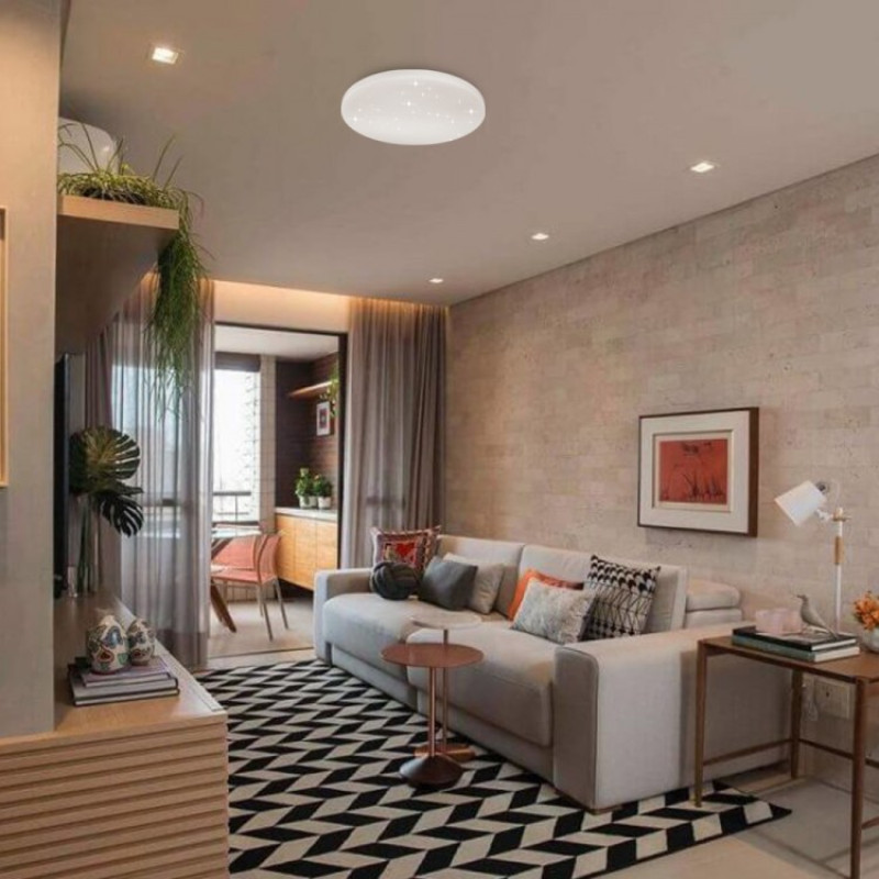 Светодиодный накладной светильник ARDERO AL561ARD 14W LED 1050Lm 5000K звездное небо (30554)