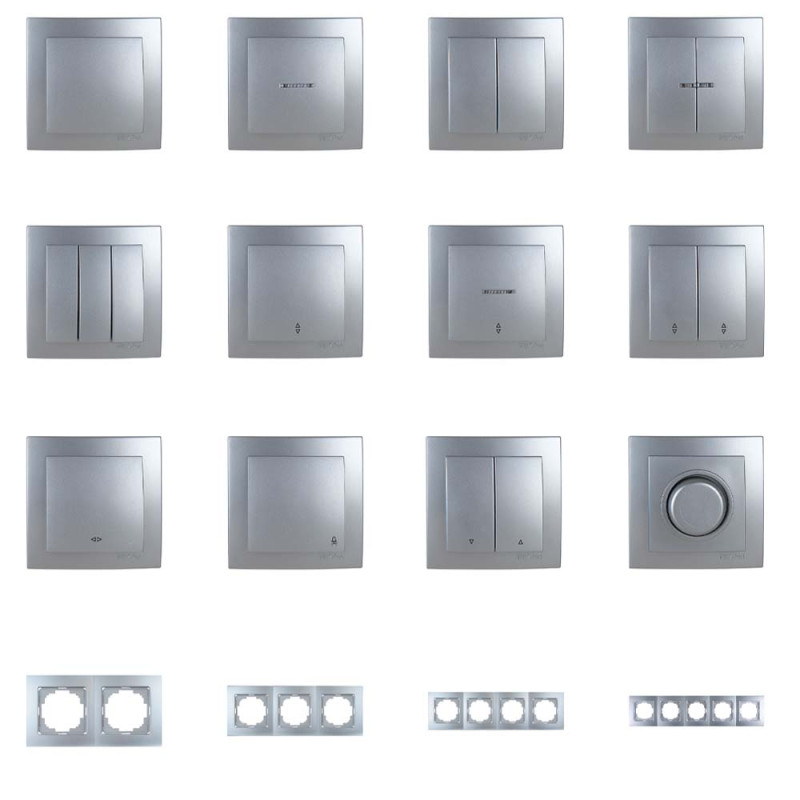 Світлорегулятор Nilson Touran срібло 600W ( 24131052 )