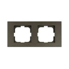 Рамка двойная горизонтальная OVIVO Grano моко (400-190000-226)