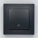Выключатель EL-BI VEGA черный мат 1-кл промежуточный ( 510-014800-214 )