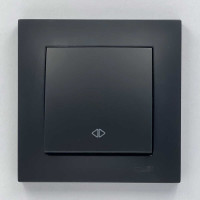 Выключатель EL-BI VEGA черный мат 1-кл промежуточный ( 510-014800-214 )