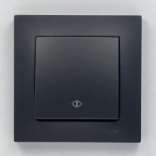 Выключатель EL-BI VEGA черный мат 1-кл промежуточный ( 510-014800-214 )